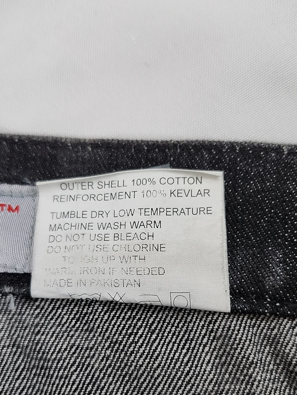 Sliders Men’s 38x36* Kevlar Lined Motorcycle Riding Jeans Black